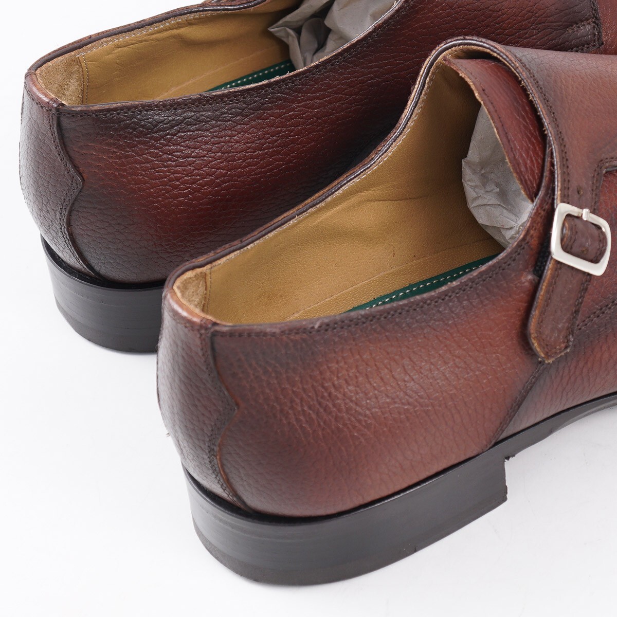 * NIB * $450 Pastori DI BIANCO Remus US 9 M Italian Monkstrap t * add $15 Trees Pastori by di Bianco  main image 4