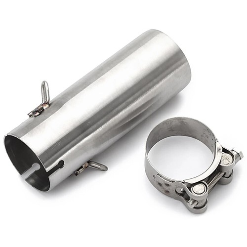 2'' Slip-on Exhaust Muffler Tip Mid Link Pipe Fits Yamaha YZF R6 2006-2023 - Picture 6 of 8