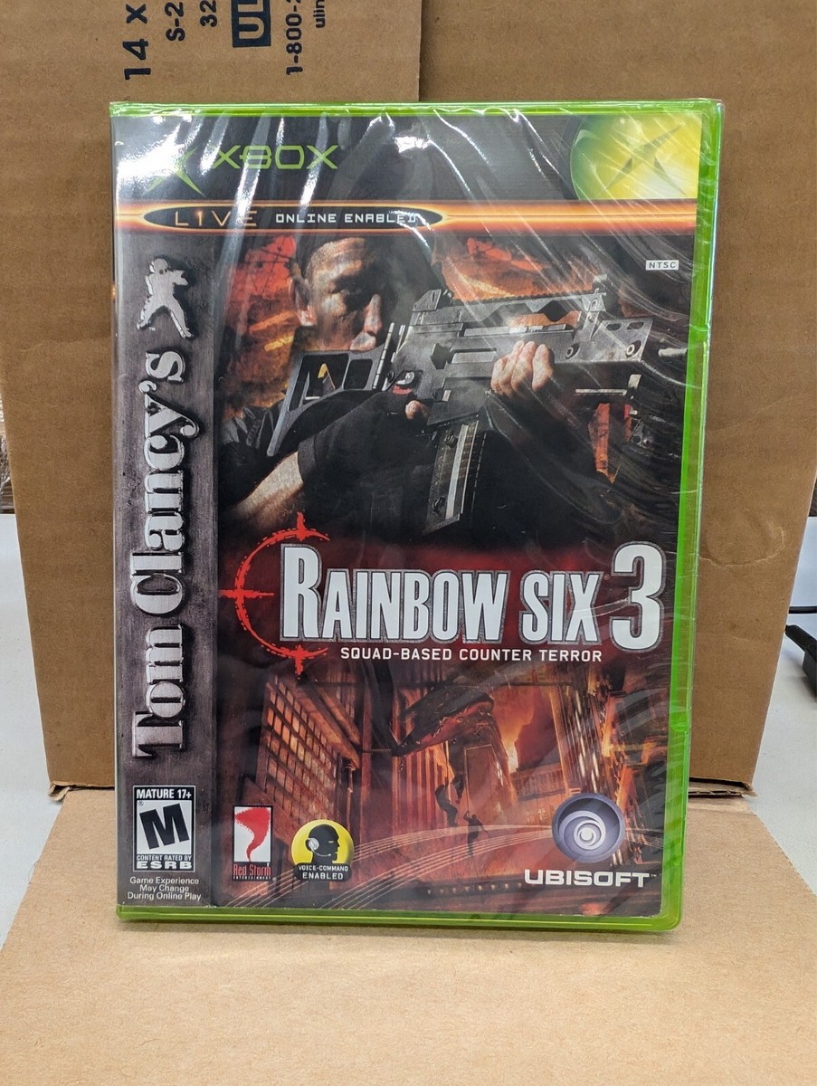 Jeu Vidéo Tom Clancy's Rainbow Six 3 Pour Xbox - Version PAL, Classification 16+ - État Correct (marques D'usure)