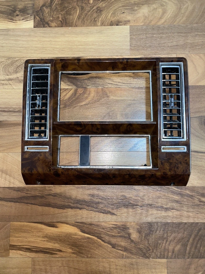 Cadillac Brougham Fleetwood 1990-1992 tablero radio aire acondicionado tablero molduras ventilaciones bisel Foto 2 de 4