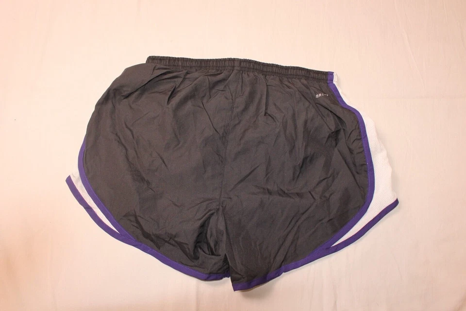 NIKE Womens 3" Tempo Texas Christian TCU Team Running Shorts Black/White Sz XS - Image 3 of 3