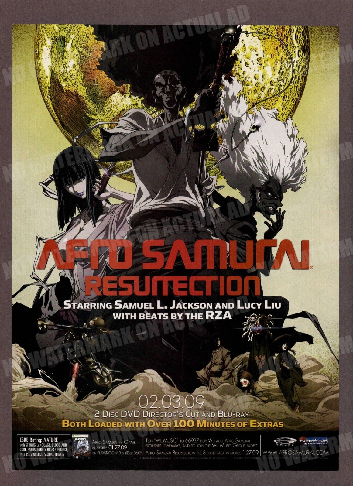 RESURRECTION AFRO SAMURAI Art Board Print for Sale by gadgetworld