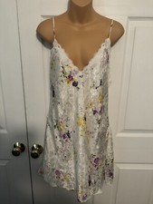 Vintage LA Intimates Nightie Slip Dress Floral Size M