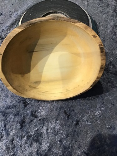 schale aus Ahorn Holz 13 cm Durchmesser sehr elegante Form kleines Schmuckstück - Bild 2 von 5