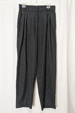 Vintage CHAUS Pinstripe Pleated Pants Size 14