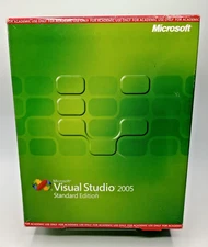 NEW Retail Microsoft Visual Studio 2005 Standard Edition ACADEMIC 5 Discs w/ Key