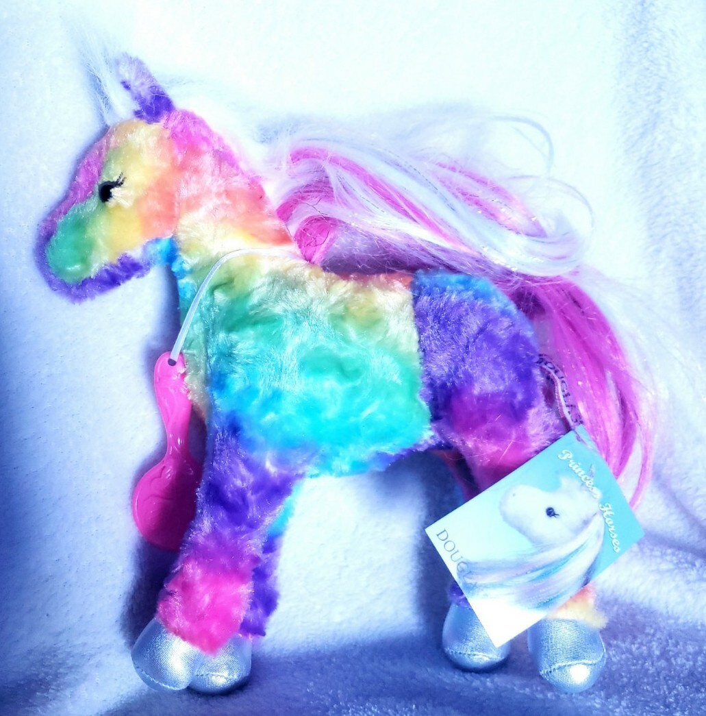 Douglas Cuddle Toys Jacinta Rainbow Unicorn 757 Stuffed Animal Toy eBay