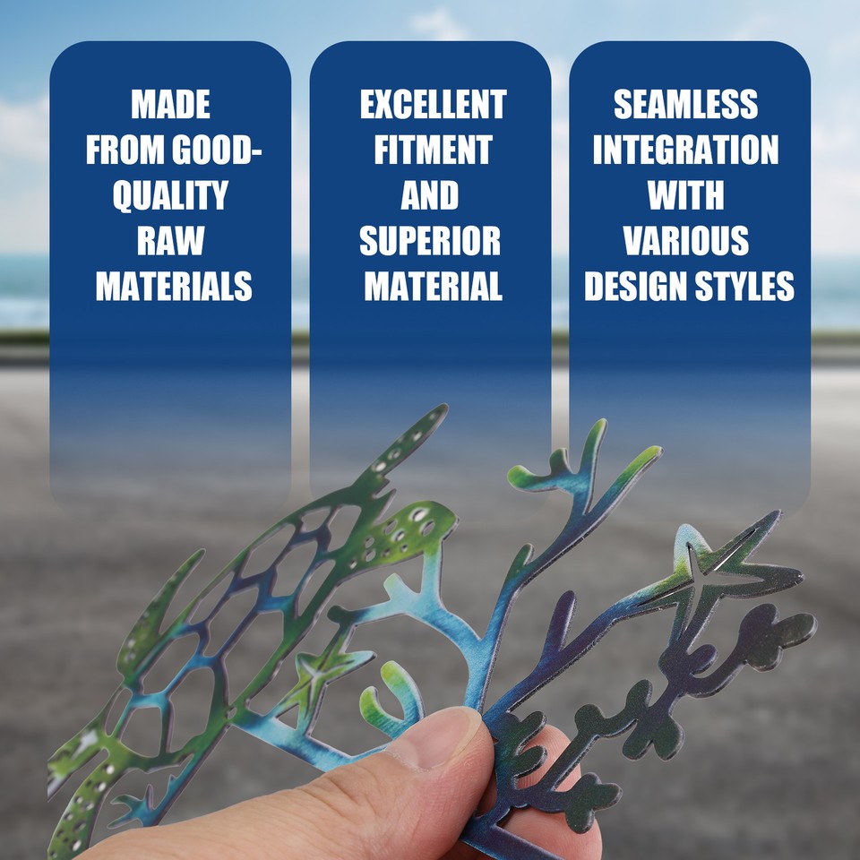 Sea Turtle Door Frame Decoration, Sea Turtle Sided Outline, Ocean