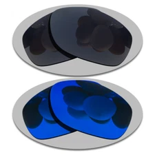 US Grey Black&Deep Blue Lenses Replacement For-Oakley Pit Bull
