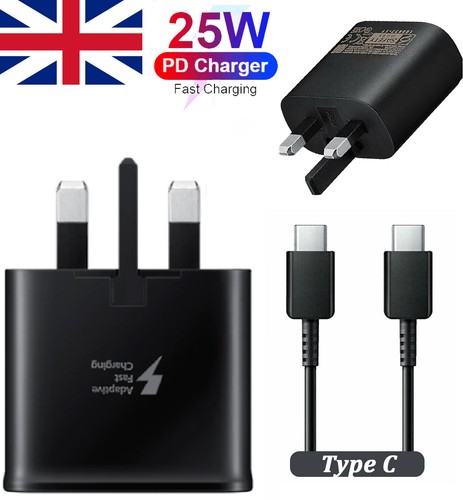 Fast Charger Plug & Cable For Samsung Galaxy Z Flip 3 S21 FE S22 Plus S20 Ultra - 第 3/19 張圖片