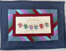wall quilt Christmas angels peace