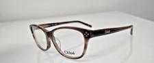 Chloe CE2633 Color 282 Striped Light Havana Plastic Eyeglasses 52-14-140