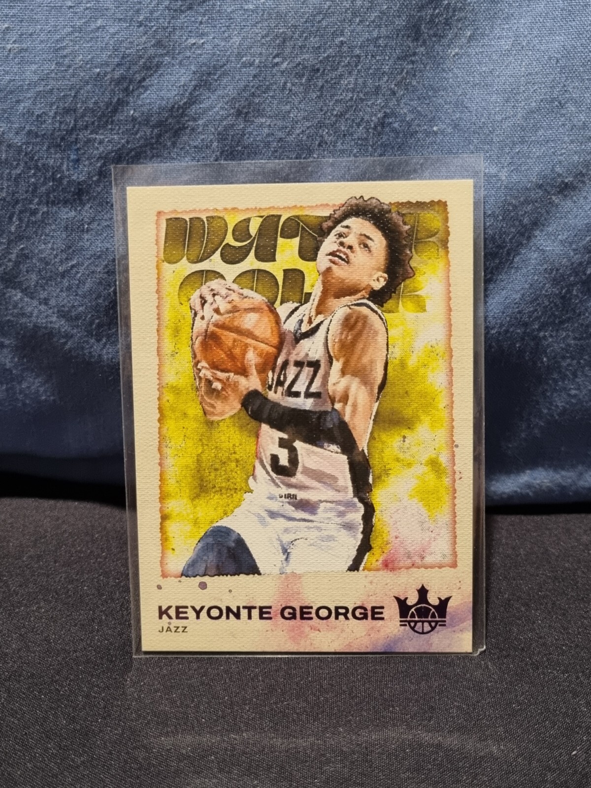 2023-24 Panini Court Kings Water Color Violet /49 Keyonte George #22 Utah RC