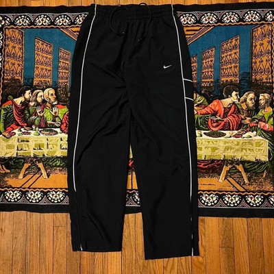 Vintage nike track pants baggy wide leg y2k navy blue skater | eBay
