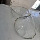 Vintage Pyrex Clear Glass Nesting Mixing Bowls Set of 2 Made In USA 7402 & 7401