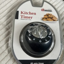 Black 60 Minute Kitchen Timer by Culinary Ele...
