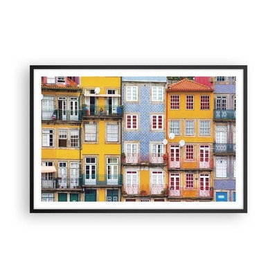 Wandbilder 91x61cm Poster Casas Ribeira Porto Wandposter Bilder Art Wanddeko