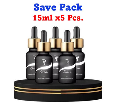 5x PJ Serum Nourishes Hair Mustache Eyebrows Beard Sideburns nourish hair 15ml