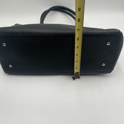 Kate Spade Southport Avenue Lydia Black Leather Large Satchel Shoulder Bag Purse - Picture 9 of 19