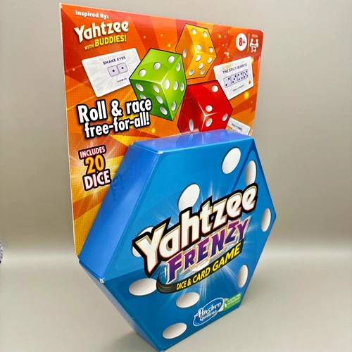 Yahtzee Frenzy Dice And Card Game • Hasbro Gaming • Age 8+ 2-4 Players • New