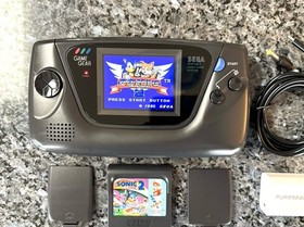 Sega Game Gear - Works, Recapped, New LCD Screen, Clean Shell, USB-C Setup +more