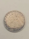 1843 Seated Liberty Silver Half Dollar 50c