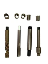 M10 X 1.25 Thread Repair Kit ，Spark Plug Repair Short Tooling KIT，