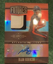 Legacy Futures Bijan Robinson Rookie Patch Auto /100 Atlanta Falcons Great Patch