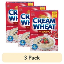 3 pack Cream of Wheat Original Hot Cereal, Kosher, 28 oz Box, 2.5 Min.