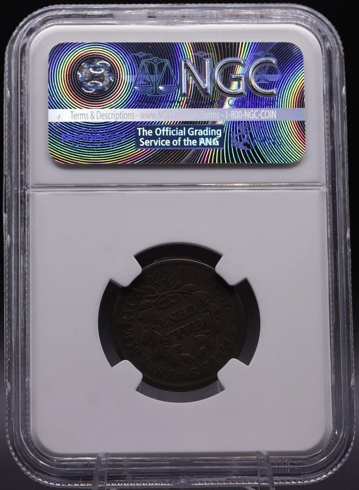 1804 Half Cent NGC F15 BN Classic Draped Bust - Stacks W 57th Street Collection - Image 4 of 4