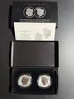 2023 S Morgan And Peace Dollar Reverse Proof Two Coin Set With US Mint Box / COA