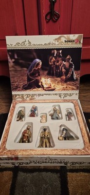Schleich Christmas Nativity Figurines Set Krippefiguren  Retired Europe New Open