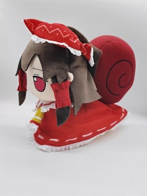 Anime Touhou Project Fumo Series Hakurei Reimu Snail Plush Doll Stuffed Toy Gift