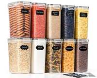 Vorratsdosen KüChe Luftdicht Stapelbar Frischhaltedosen Bpa-Frei 2L 10Er Set