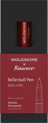 Moleskine x Kaweco Roller Pen 0.7mm Red with Black Ink