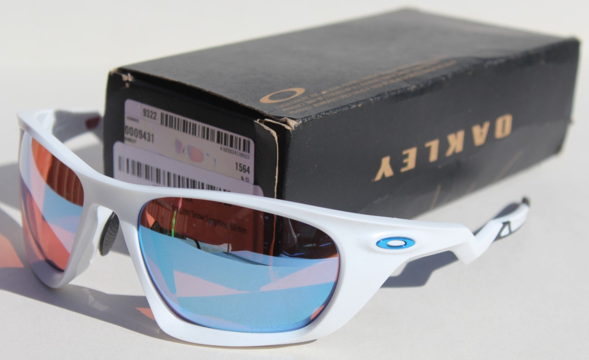OAKLEY Lateralis Sunglasses Matte White/Prizm Snow Sapphire NEW