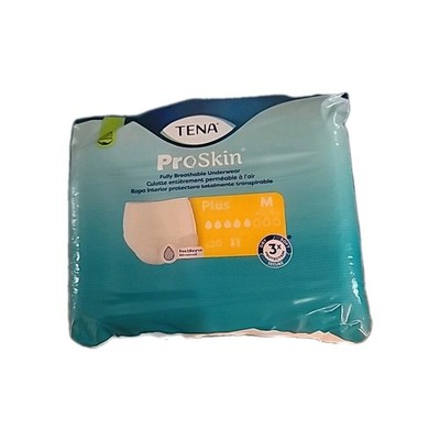 TENA Dry Comfort Incontinence Under Pants Size M White Disposable 20 Super Absor