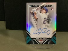 2022 Cal Raleigh Finest Rookie Design Variation Autographs FRDA-CR Rookie Auto