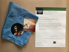 Elvis Presley 1970s Blue Concert Scarf / Direct From Memphis