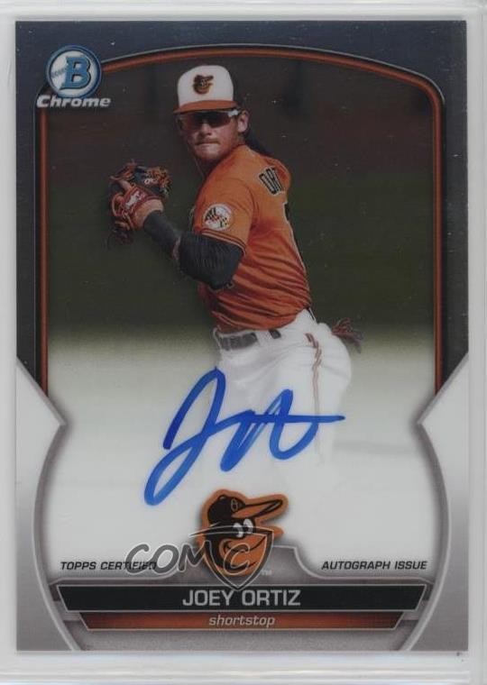 2023 Bowman Chrome Prospect Auto Joey Ortiz #CPA-JOR Rookie Auto RC 01e8