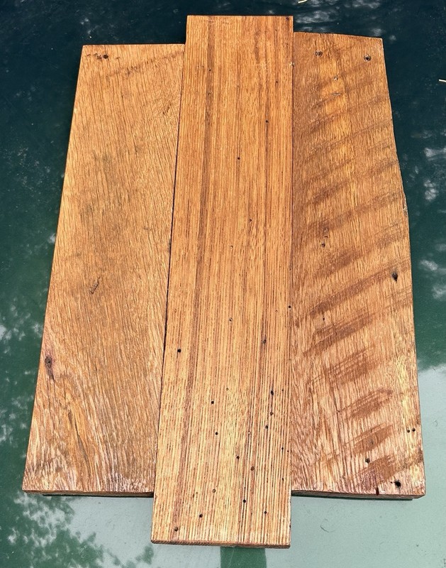 Handmade Charcuterie Board - Vintage Wormy Chestnut 19”x11.5”