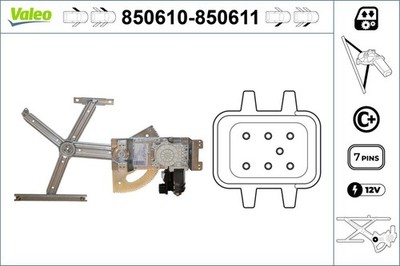 VALEO Fensterheber 850610 für GTC L70 ASTRA A04 OPEL Caravan TwinTop FAMILY L48