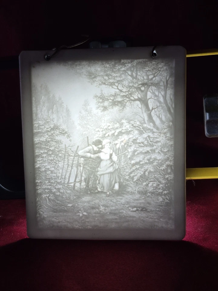 LITHOPHANIE ancienne porcelaine Limoges N ° 1401 - Photo 3/4