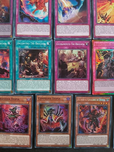 Lotto yugioh Caduto di Albaz Tri Brigata Marchiato in Rosso Lubellion Albion - Foto 13 di 24