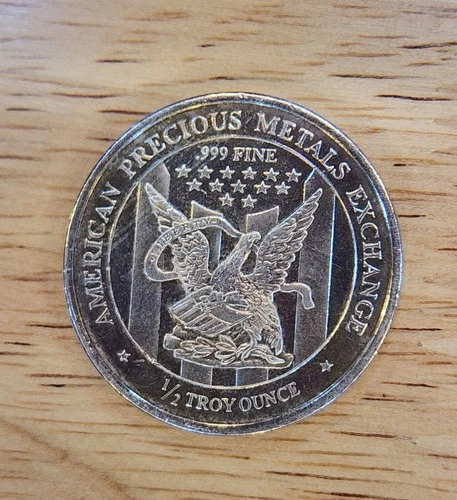 APMEX  1/2 Troy Ounce .999+ Fine Silver Bullion