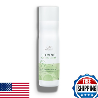 Wella Professionals Elements Renewing Shampoo w/ Aloe Vera - Gentle, All Hair