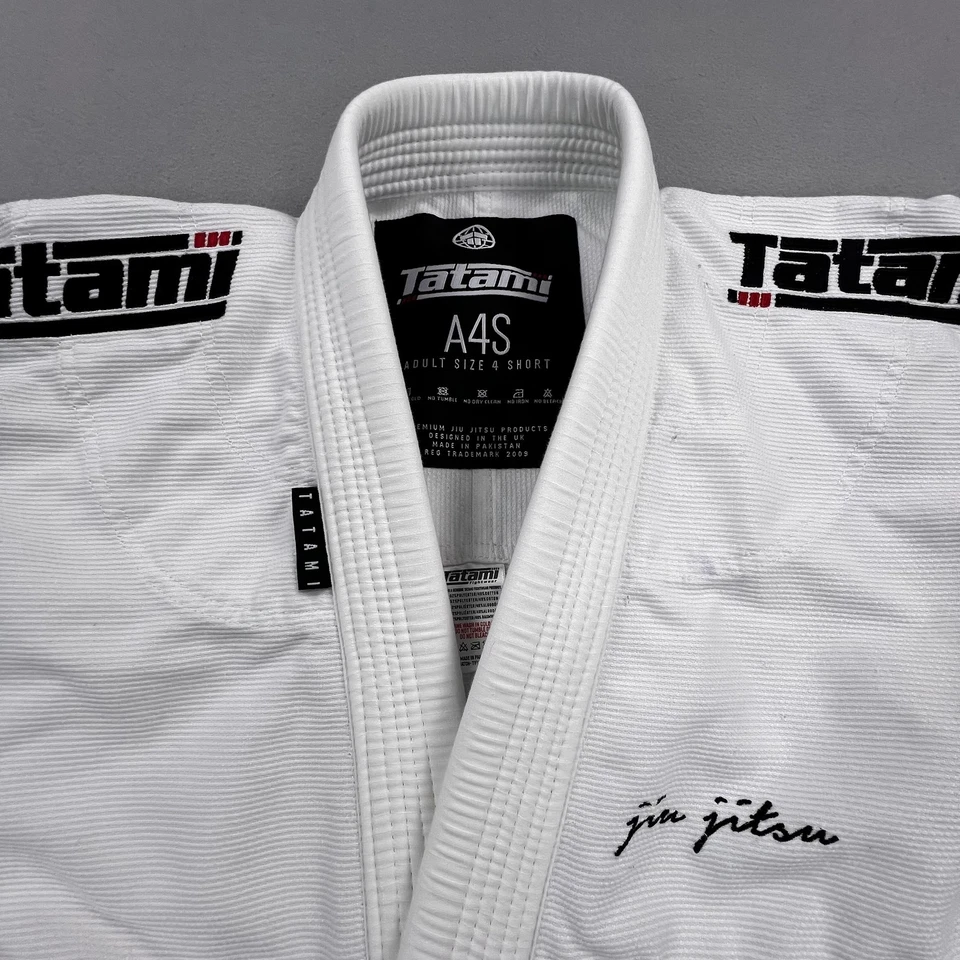 Tatami Fightwear BJJ Gi кимоно A4S взрослых 4 короткие белая куртка брюки джиу-джитсу - Изображение 3 из 4
