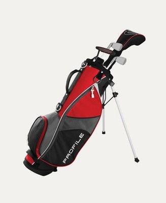 NEW Wilson Golf Kids Profile JGI Complete Set - Size Small 40-50 Inches Red RH