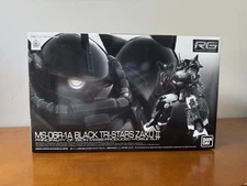 Premium Bandai RG 1/144 MS-06R-1A BLACK TRI-STARS ZAKU II Rare Limited Edition