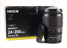 Nikon Z 24-200mm F4-6.3 VR AF Zoom Lens Boxed  Refurbished + 12Month Guarantee.